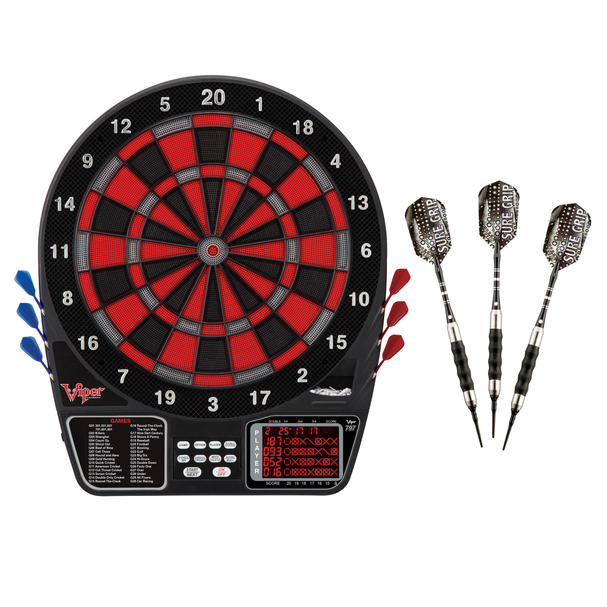 Viper 797 Electronic Dartboard ダーツボード Viper 797 Electronic Dartboard with Darts & Reviews